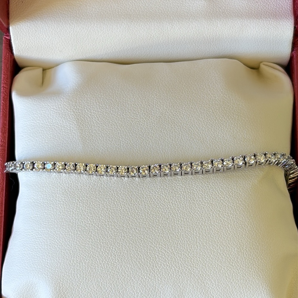 Berricle NWOT CZ Statement Tennis Bracelet in Sterling Silver 6.5”